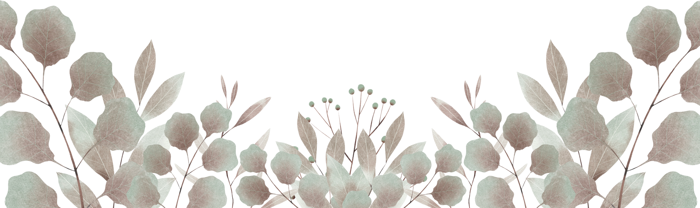 Watercolor Leaf Background